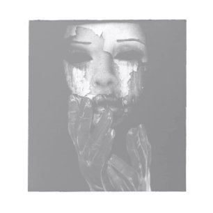 Meine Maske fallen Notizblock
