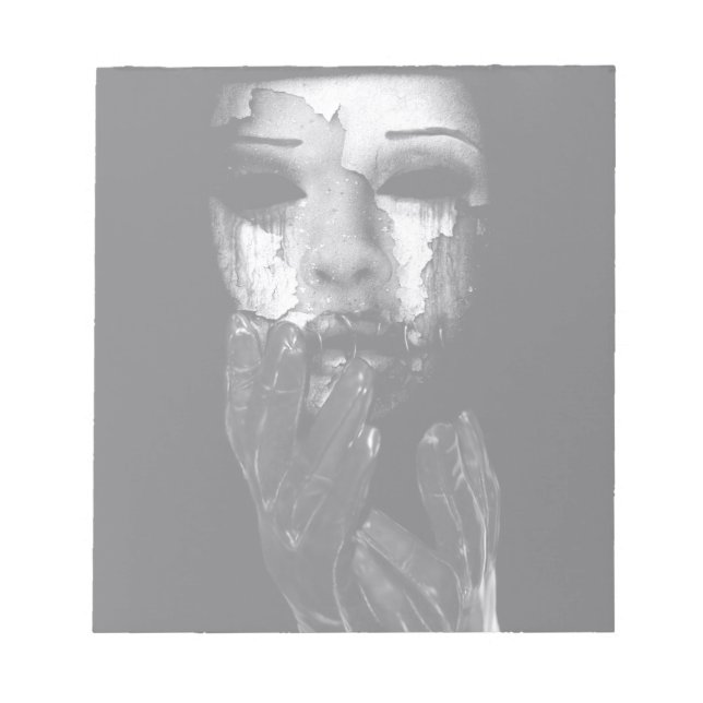Meine Maske fallen Notizblock (Vorderseite)