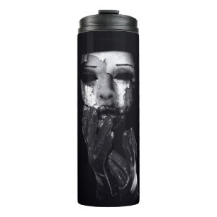 Meine Maske fallen Thermosbecher