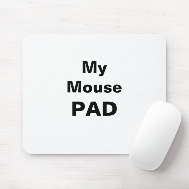 Meine Maus Pad Typografie Mousepad (Mit Mouse)