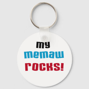 Meine Memaw Rocks T - Shirt und Geschenke Schlüsselanhänger
