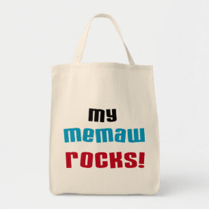 Meine Memaw Rocks T - Shirt und Geschenke Tragetasche