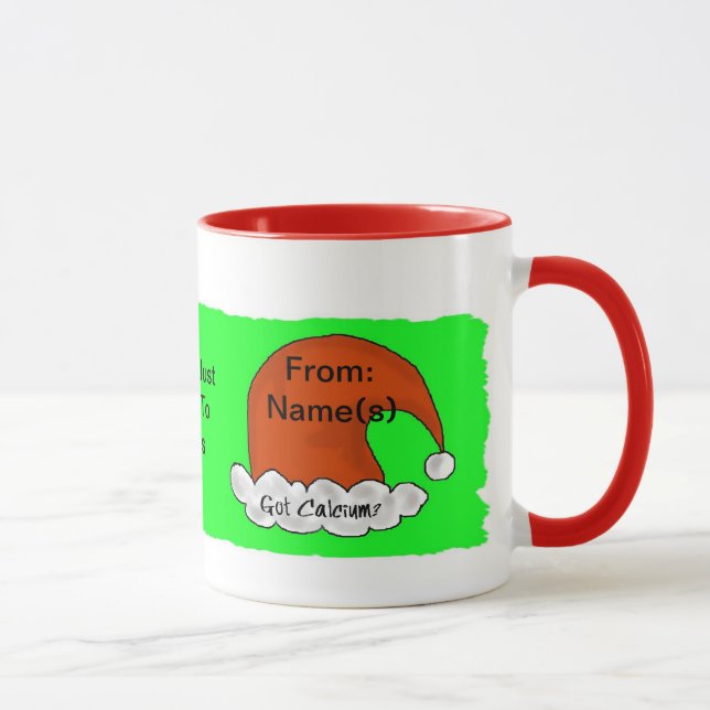 Meine Milch für Sankt - der Customizeable der Tasse (Rechts)