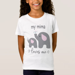 Meine Mima Lieben Ich - Elefantes Shirt für Kinder