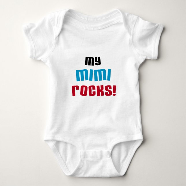 Meine Mimi Rocks T - Shirt und Geschenke (Vorderseite)