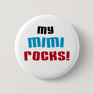 Meine Mimi Rocks T - Shirt und Geschenke Button