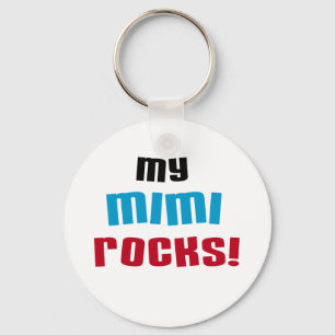Meine Mimi Rocks T - Shirt und Geschenke Schlüsselanhänger
