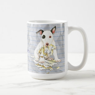 Meine Miniatur Bull Terrier Ate my Lessingplan Kaffeetasse
