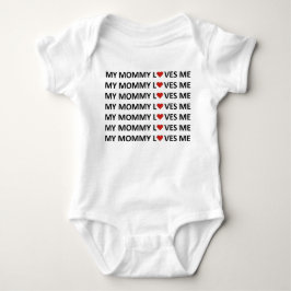 MEINE MOMMEY LIEBEN ME - RED HEART Baby Bodysuit  Strampler