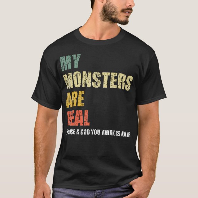 Meine Monster sind echt T-Shirt (Vorderseite)