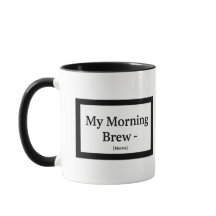 Meine Morgenkaffee-Tasse – Personalisiert – Name h