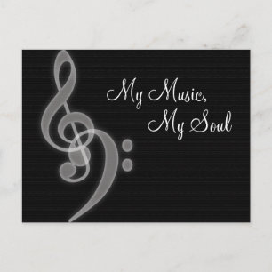 Meine Musik, meine Soul-Postkarte Postkarte