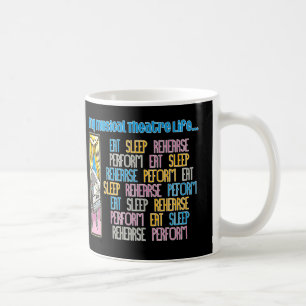 Meine musikalisches Theater-Leben-Tasse Kaffeetasse