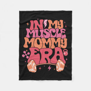 Meine Muskel-Mama-Ära Lustige Mami-Gymnastin Glück Fleecedecke