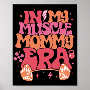 Meine Muskel Mama Era Spaß Mommy Gymer Happy Mothe Poster