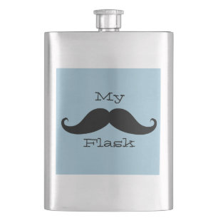 Meine Mustache Flachmann