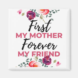 Meine Mutter für immer mein Freund schwarz Magnet