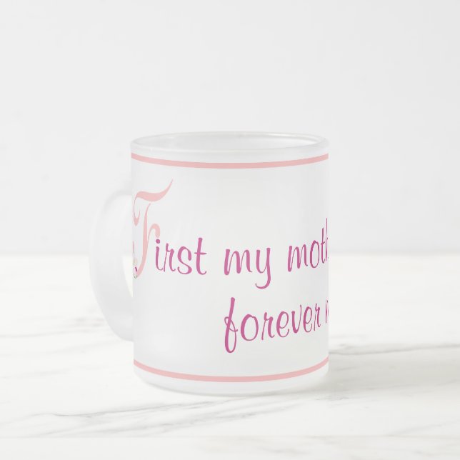 Meine Mutter für immer meine Freundin Tasse (Vorderseite Links)
