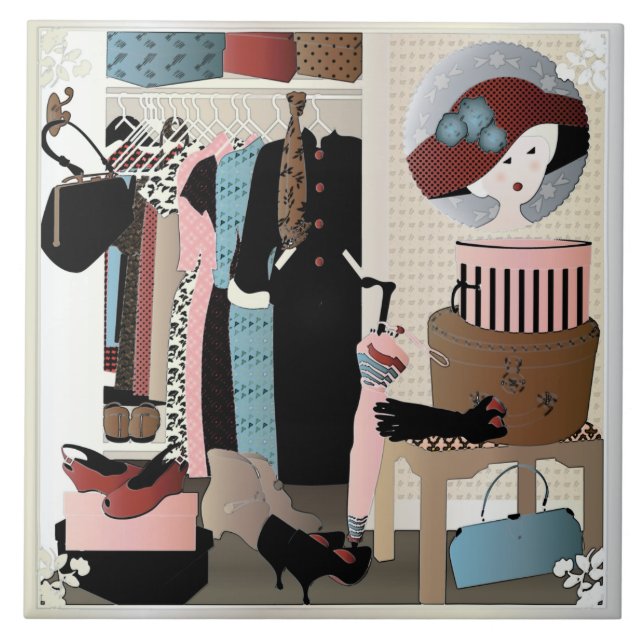 Meine Mutter hat die Kappe Fliese (Vorderseite)