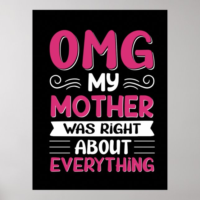 Meine Mutter hatte recht Poster (Vorne)