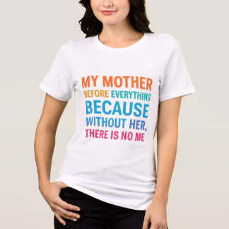 Meine Mutter ist mein Alles - Herzliches Familienz Tri-Blend Shirt