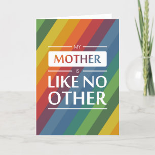 Meine Mutter ist wie keine andere Dankeskarte