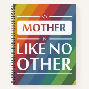 Meine Mutter ist wie keine andere Notizbuch