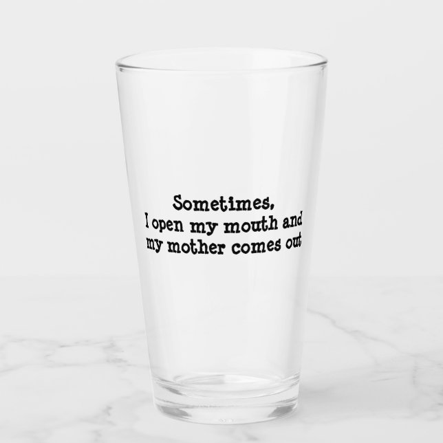 Meine Mutter kommt aus Glas (Vorderseite)