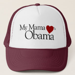 Meine Mutter Loves Obama Truckerkappe