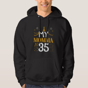Meine Mutti ist 35 35. Geburtstag 1990 35 Jahre al Hoodie