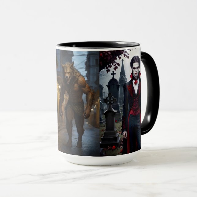 Meine Nächte sind für Monster Romance reserviert Tasse (VorderseiteRechts)