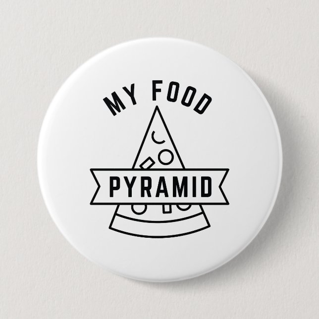 Meine Nahrungspyramide Button (Vorderseite)