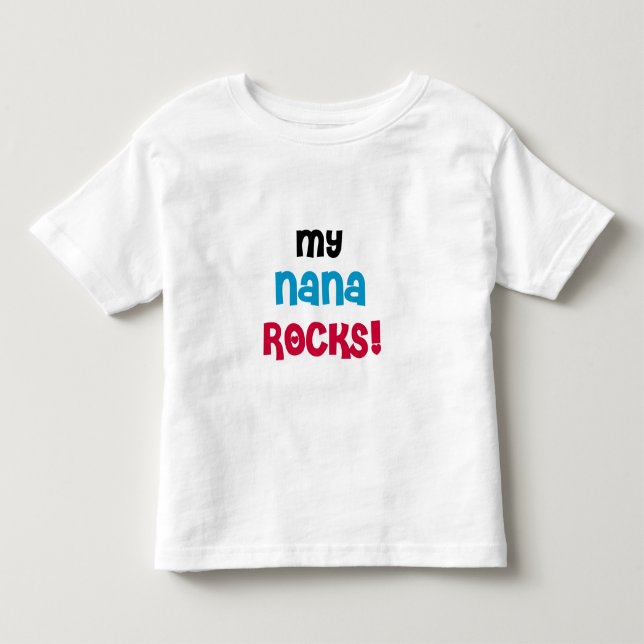 Meine Nana-Felsen Kleinkind T-shirt (Vorderseite)