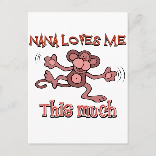Meine Nana-Liebe mir so viel Postkarte (Vorderseite)