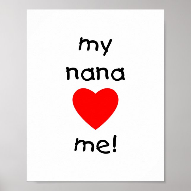 meine nana-Liebe Poster (Vorne)