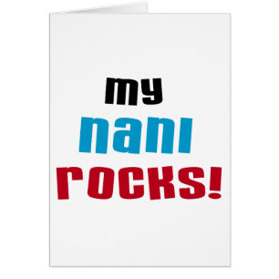 Meine Nani Rocks T - Shirt und Geschenke