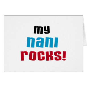 Meine Nani Rocks T - Shirt und Geschenke