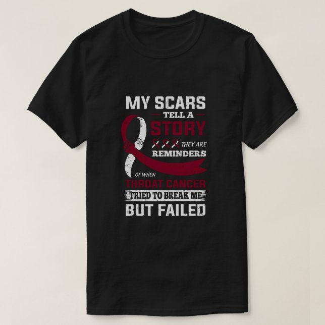 Meine Narben erzählen ein historisches Bewusstsein T-Shirt (Design vorne)