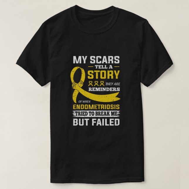 Meine Narben erzählen ein historisches Bewusstsein T-Shirt (Design vorne)