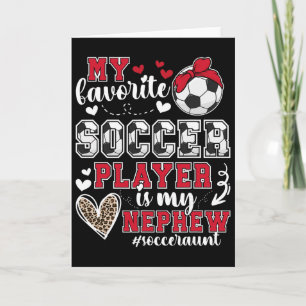Meine Neffe Fußball Tante eines Fußballspielers Ta Karte