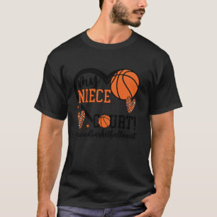 Meine Nichte Basketballtante eines Basketballspiel T-Shirt