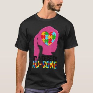 Meine Nichte ist au toller Autismus Kinder Autis T-Shirt