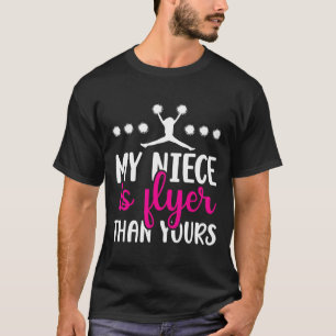 Meine Nichte ist Flyer Cheer Tante einer Cheerlead T-Shirt