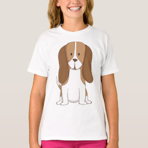 Meine Niedliche braune und weiße Welpe T-Shirt