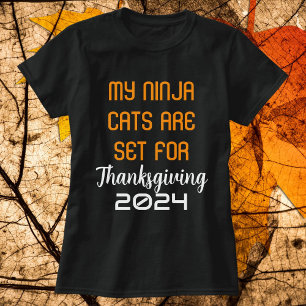 Meine Ninja Katzen sind Set für Erntedank personal T-Shirt