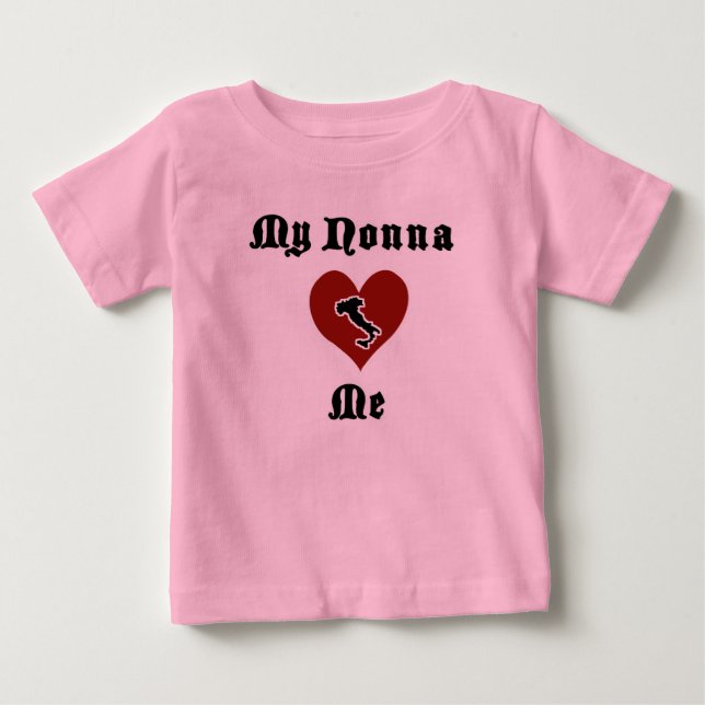 Meine Nonna Lieben ich Kleinkind-T - Shirt (Vorderseite)