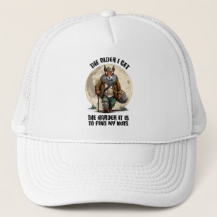 Meine Nüsse finden - lustiges Eichhörnchen Truckerkappe