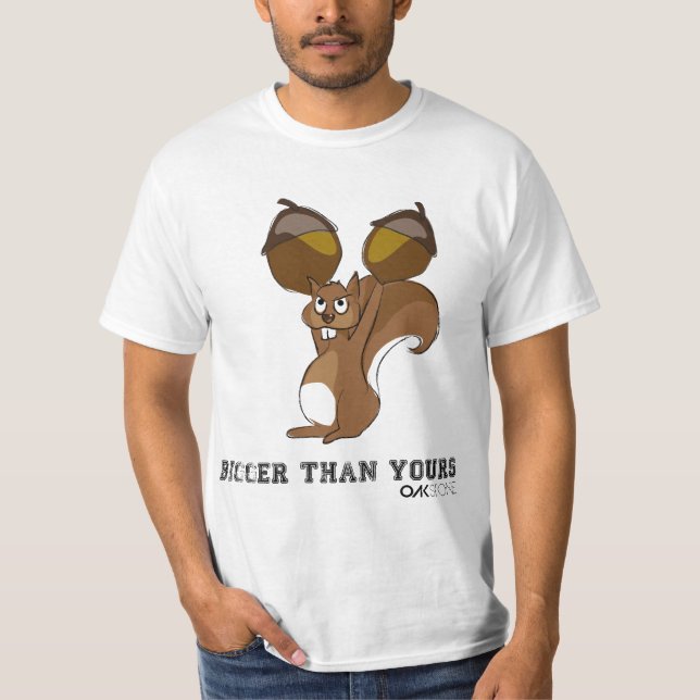 Meine Nüsse sind größer als lustige Ihre - T-Shirt (Vorderseite)