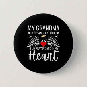 Meine Oma Guardian Angel Heaven Memorial Liebe Mot Button