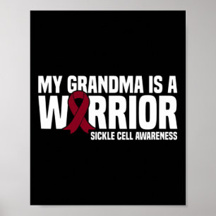Meine Oma ist ein Kämpfer-Sichelzellenbewusstsein Poster